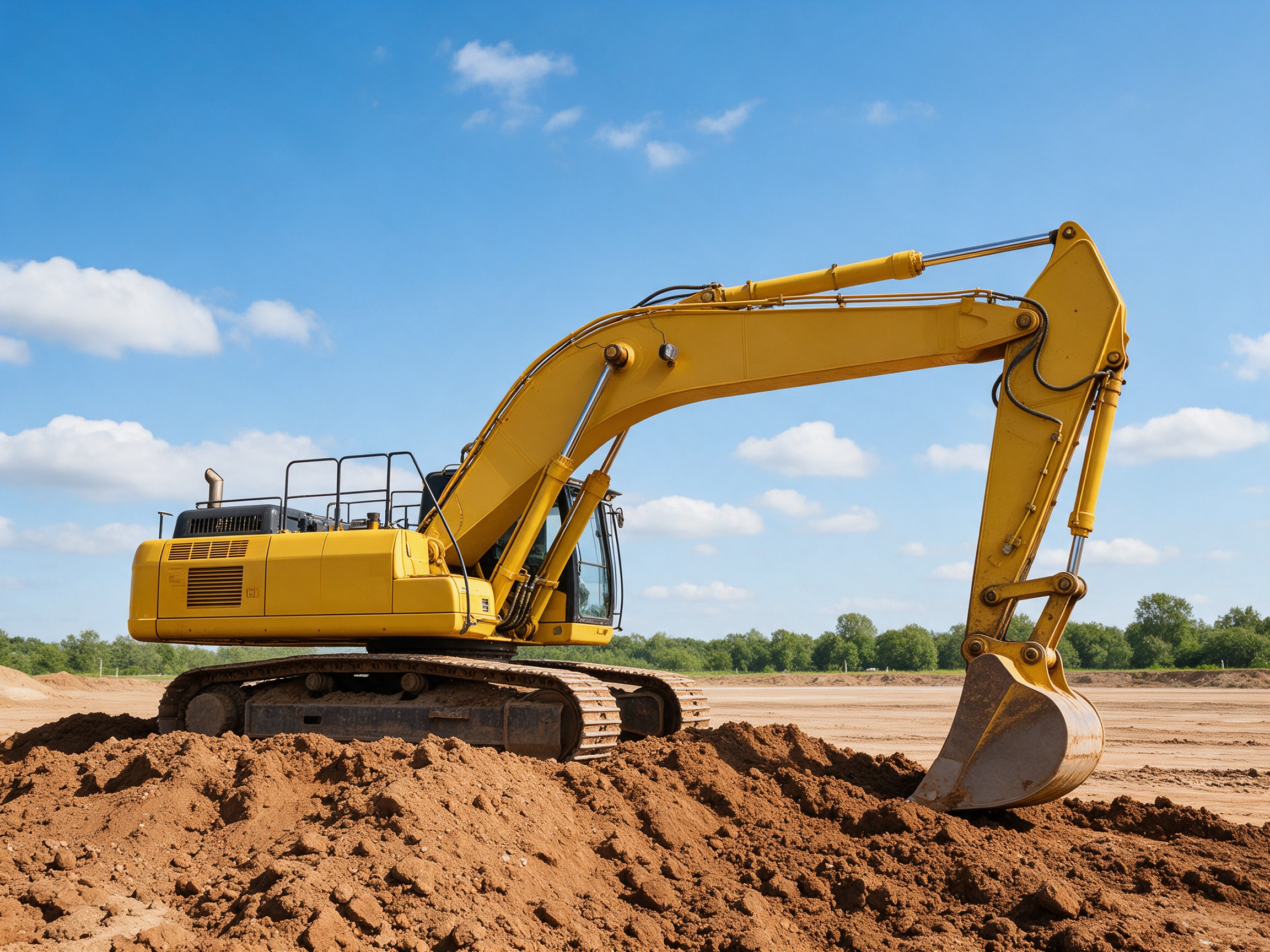 Erdbaumaschinen – Schulungsmotiv